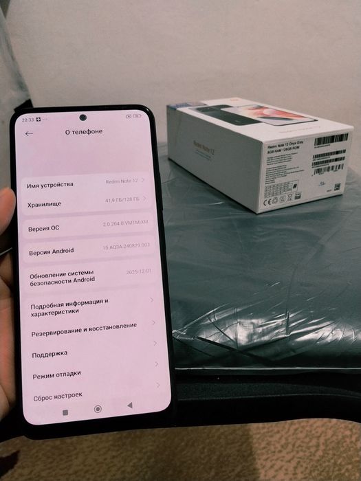 Xiaomi Redmi note 12 ,  8+8/128 GB