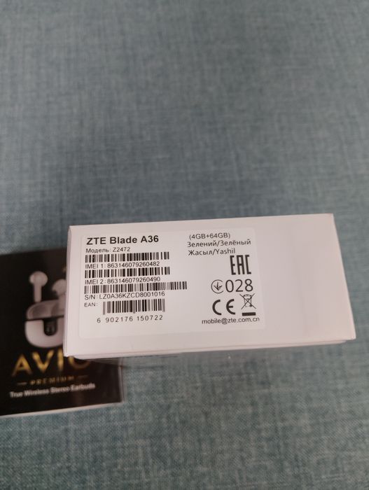 ZTE A36 новый в упаковке