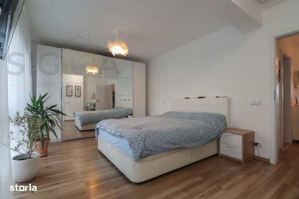 Apartament in vila, curte proprie, in Borhanci!