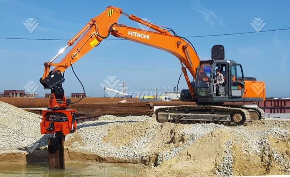 Вибропогружатель для экскаваторов