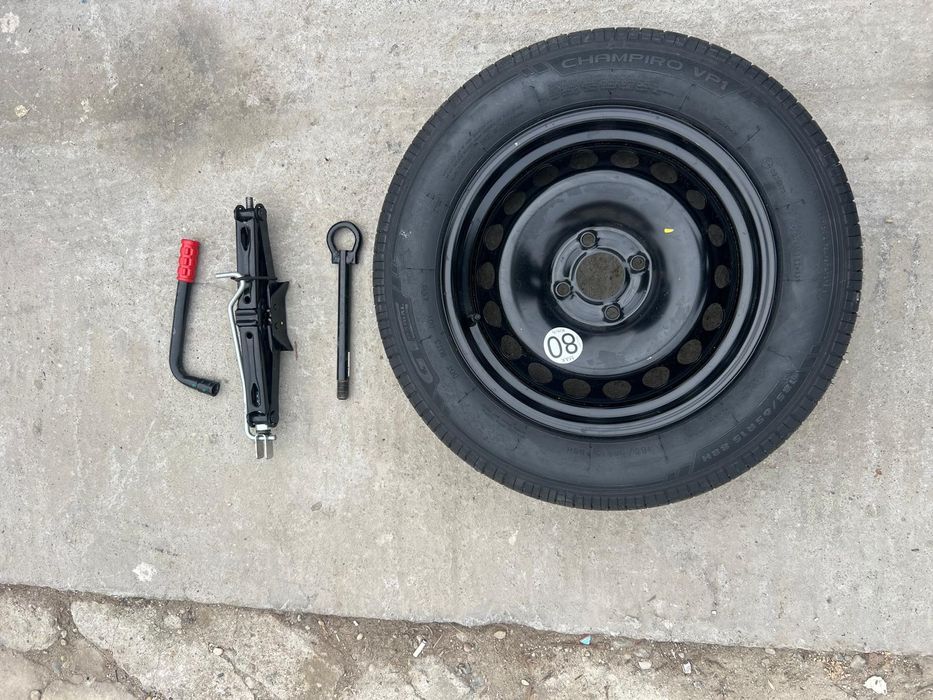 Kit roata rezerva Dacia Logan*Sandero*Clio*R15*4x100*OEM