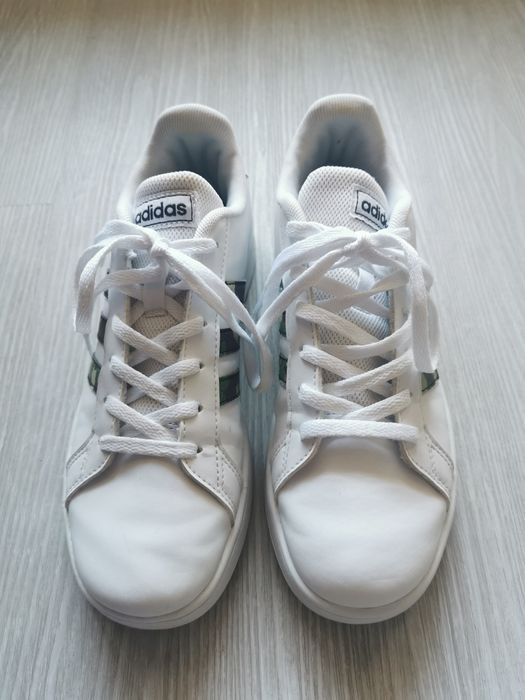 adidas - Маратонки grand court 2.0 k 36.2/3, Бял