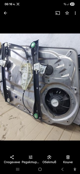 Панел стъклоповдигач ,тонколона мерцедес W212 2009г седан