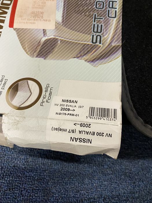 Set 4 Covorase mocheta dedicate NISSAN NV200 2010 - 2020