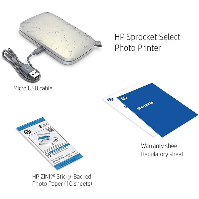 Imprimanta Foto Instantanee Portabila Sprocket Select HP,sigilat