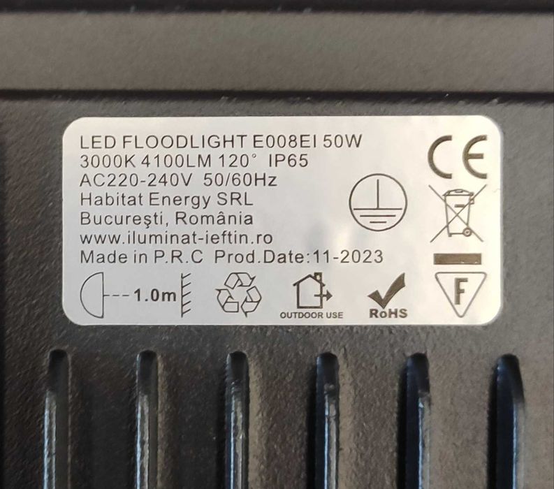 Reflector led 50w 80lei  100w 160lei