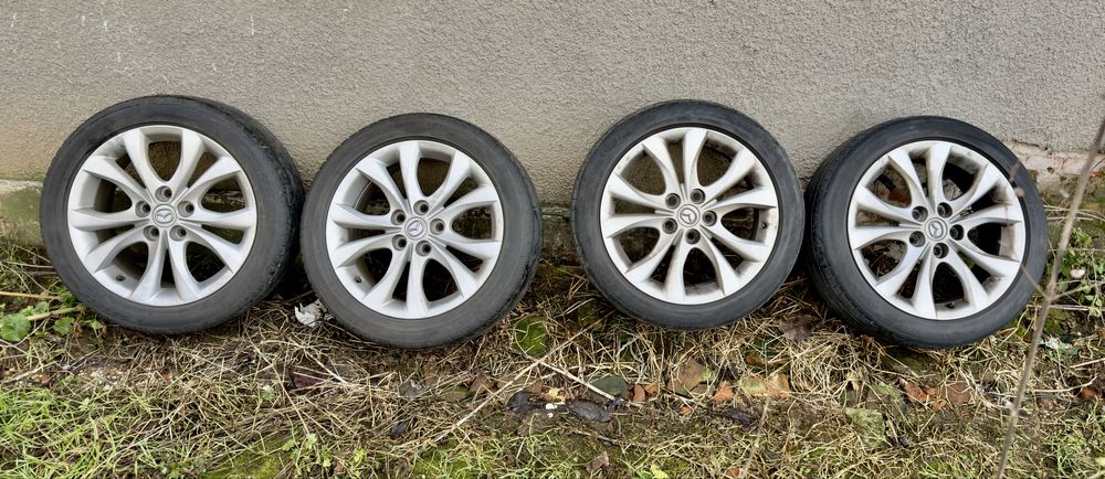 5x114,3 R17 originale Mazda + cauciucuri de vara