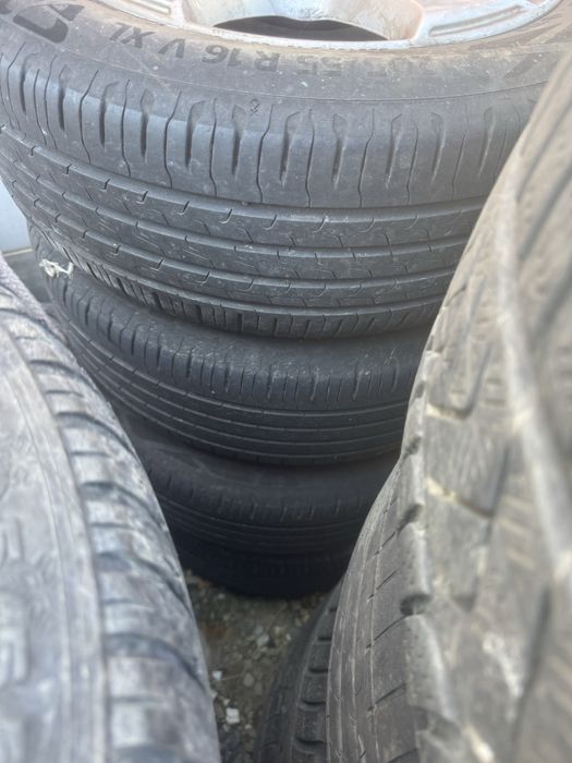 Jante aliaj 16 vw 5x112 cauciucuri 205/55/16