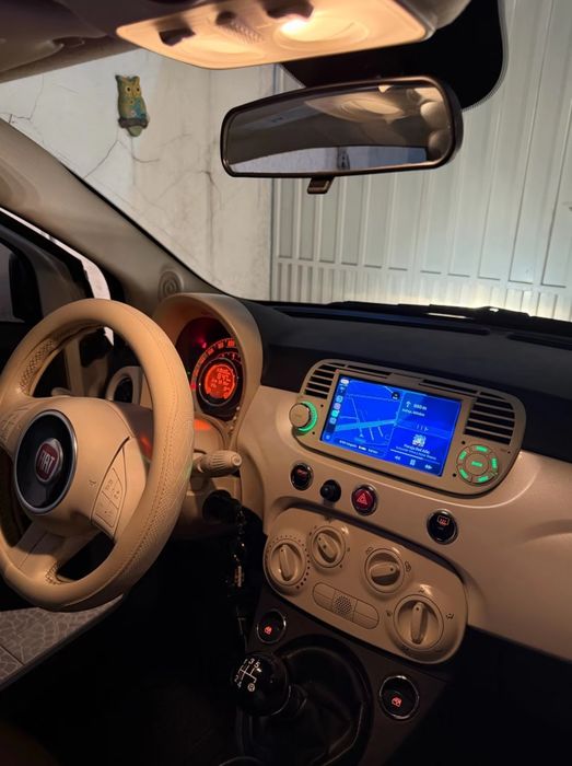 Fiat 500 мултимедия Android GPS Навигация