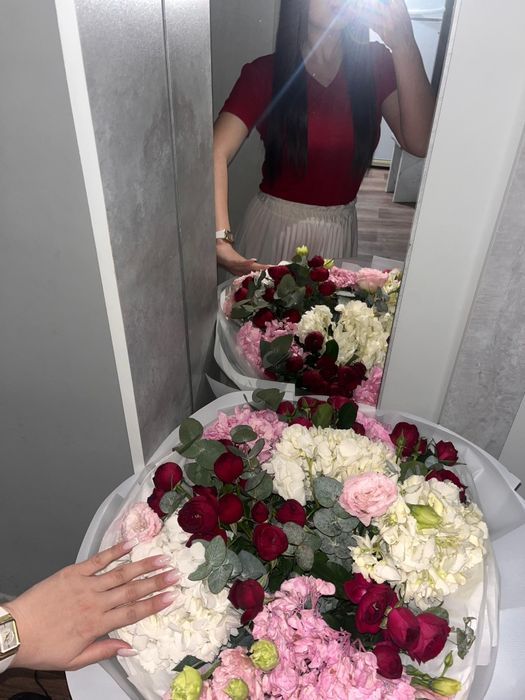 Свежые букет объёмные