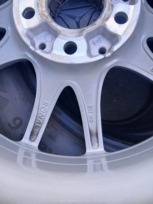 Set 4 jante aluminiu Mercedes Benz A B C class 16 zoll senzori presiune