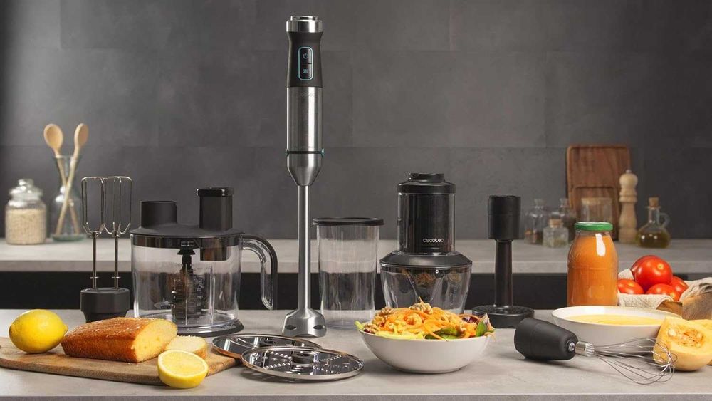 Mиксер, блендер, чопър 8в1 TitanBlack 1500 XL TotalMix Cecotec 1500W