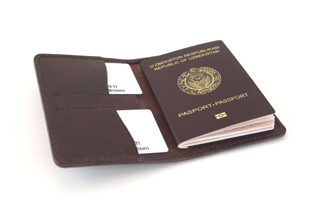 Чехол для паспорта 100% натуральная (Итальянская) кожа