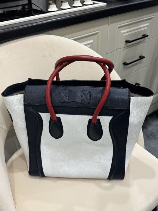 Celine Tricolor сумка кожаная