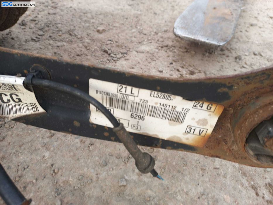 Punte Spate Cu Tambur si Fuzeta Fuzete Arc Arcuri Ford Focus 3 Hatchback Scurt 2010 - 2016 [L2114]