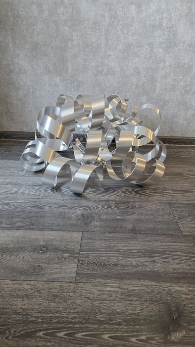 Плафониера с сребърен цвят