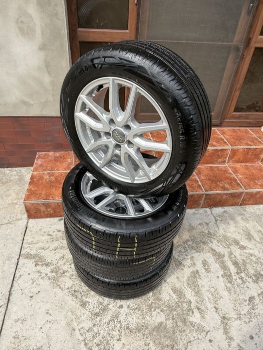 Jante 5x112 audi, skoda, vw , seat 205/55/16 anvelope vara 2023
