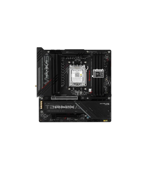 - Материнская плата Maxsun Terminator B850M PRO DARK WIFI DDR5