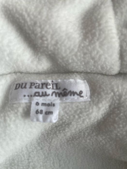 френски бебешки космонавт заек du pareil- 6 месеца, 68 см