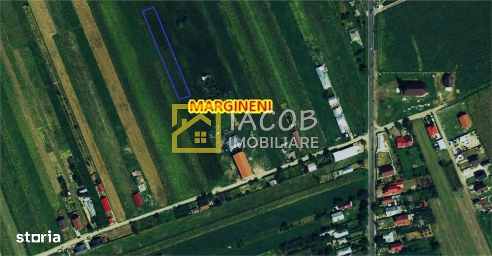 Teren intravilan cu suprafata de 1907 mp, varianta Margineni Hemeiu