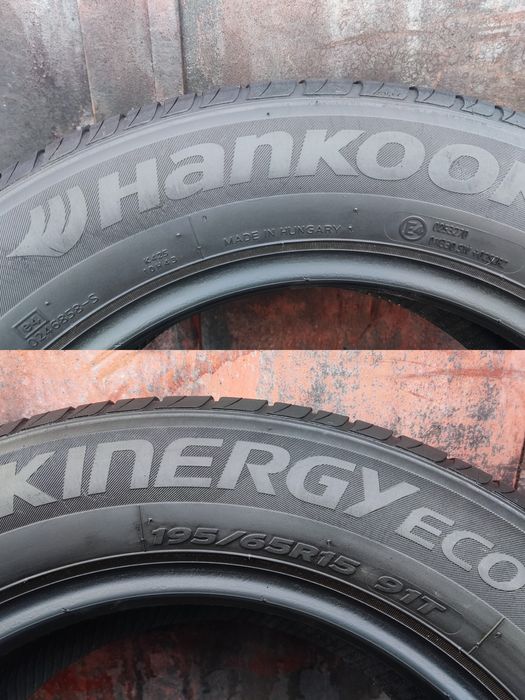 2бр. летни гуми 195/65/15 Hankook 
dot23
6.7mm