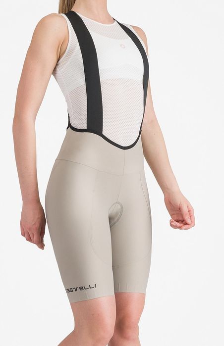 Pantaloni ciclism dama, CASTELLI, mar.M, mod.Espresso, colanti bretele