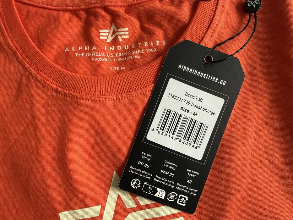 Alpha Industries Logo Basic T-Shirt ОРИГИНАЛНИ мъжки тениски - M/XL