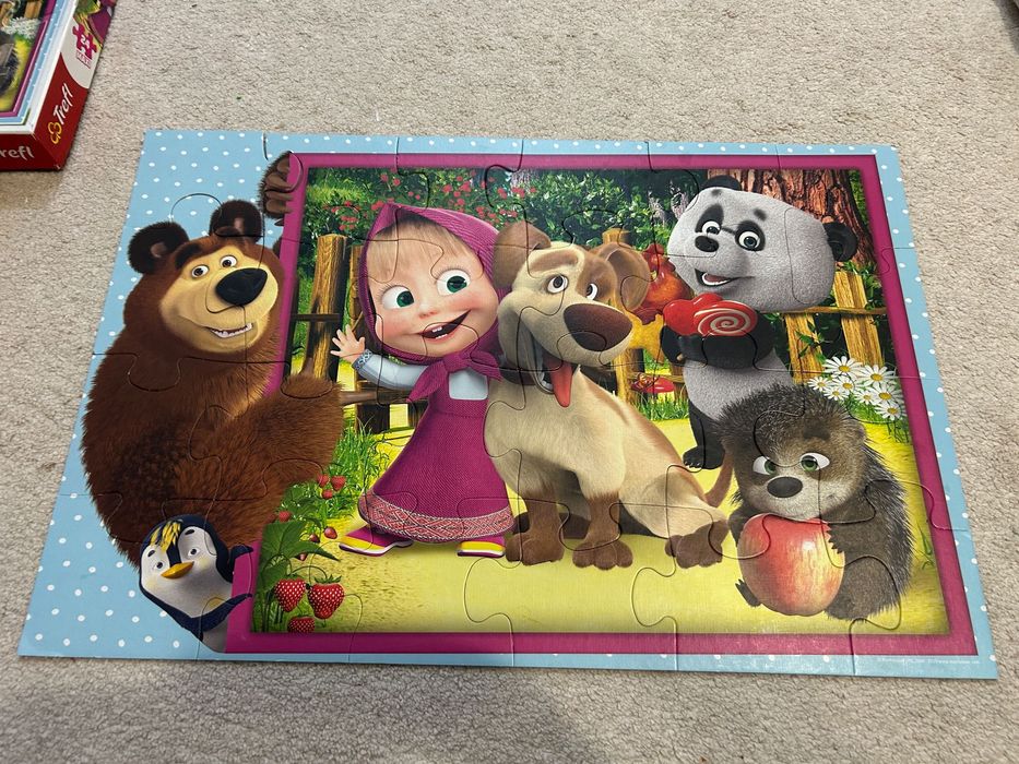 Set 3 puzzle-uri, copii 3 ani+