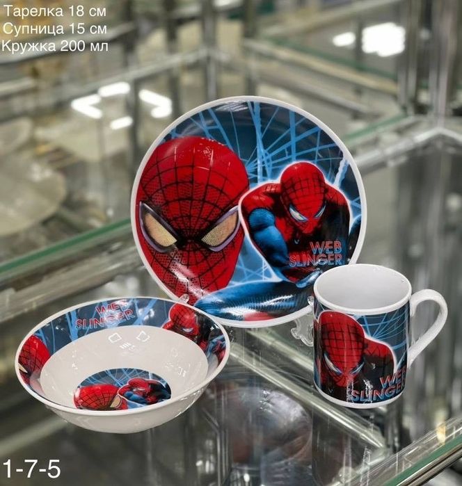 Набор посуды с персонажами дисней 3.1 в