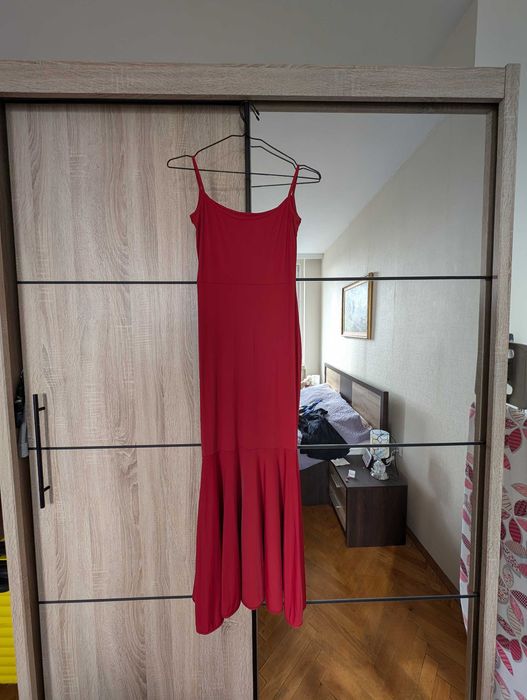 Официална рокля в (керемидено) червено bote, p-p S