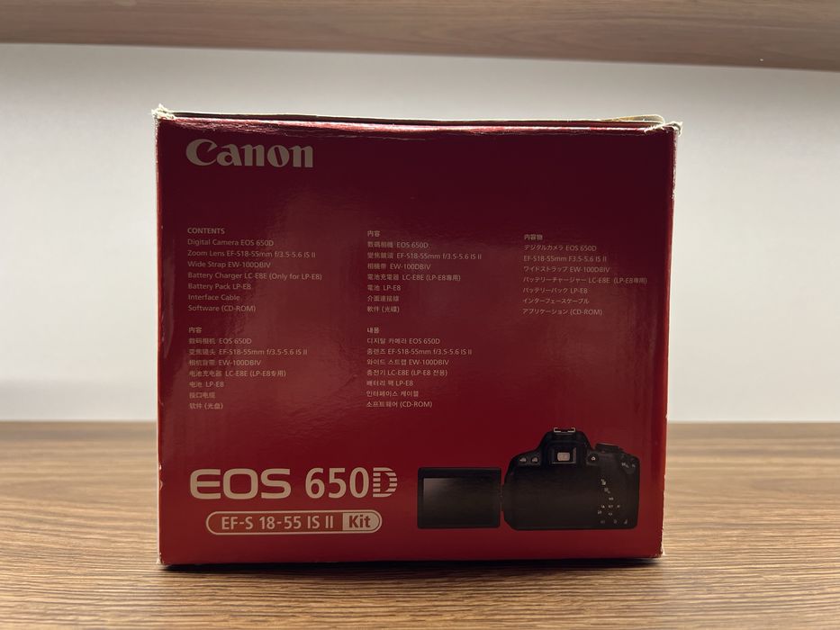 Фотоаппарат Canon EOS 650D