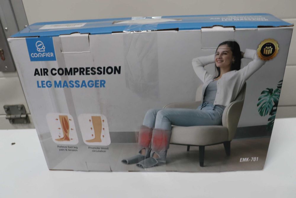 Масажор за крака COMFIER с топлина и компресия, 3 интензитета, 2 режима