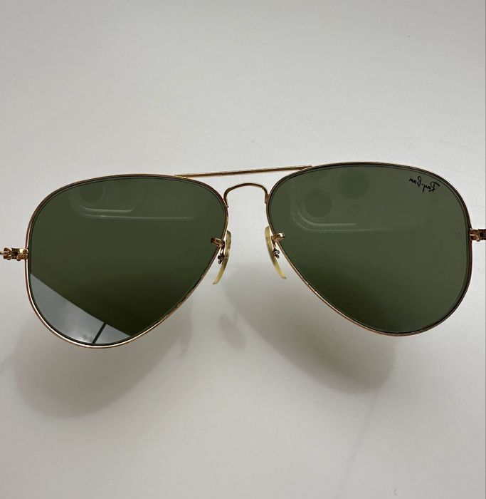 Ray Ban B&L Aviator USA 58-14 G15 винтидж оригинал