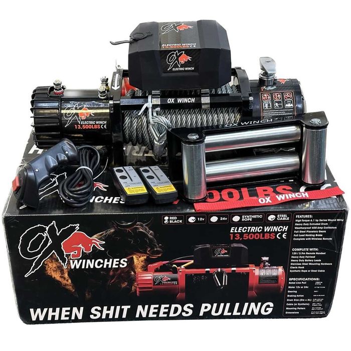 Troliu 6 Tone 12V Cablu Otel Wireless Cu Factura Si Garantie