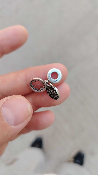 Серебрянный шарм подвеска