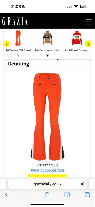 pantaloni ski Boss& Perfect Moment