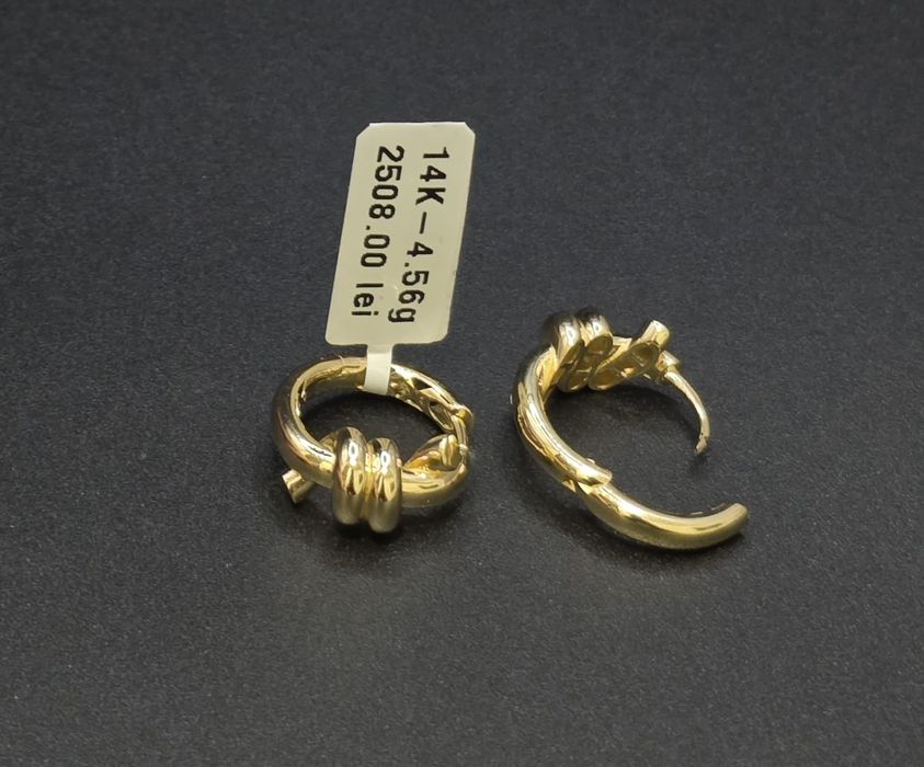 Cercei aur 14k 4.56gr