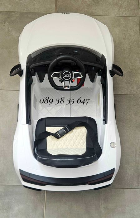 ТОП ЦЕНА!НОВО!Акумулаторна кола Audi R8 с 12V батерия,меки гуми,USB