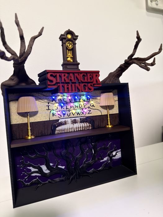 Suport etajera stand LED figurine Stranger Things kinder will