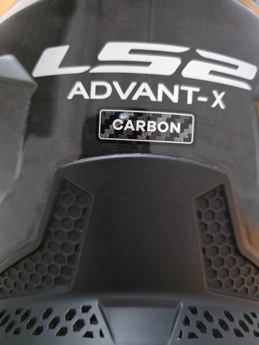 Casca moto Carbon LS2 Advant x FF901 Black Edition