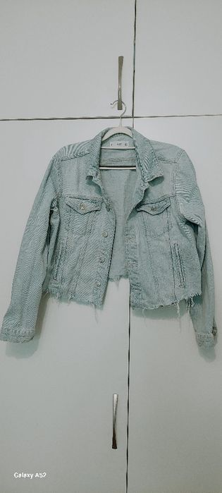 Джинсовка короткая