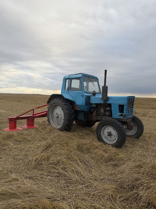 Продам  или обмен мтз 80 и новая роторная косилка