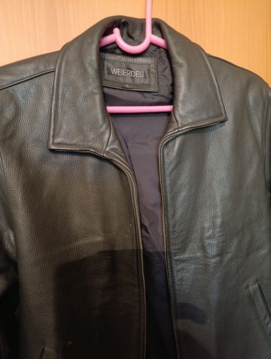 Куртка кожаная мужская