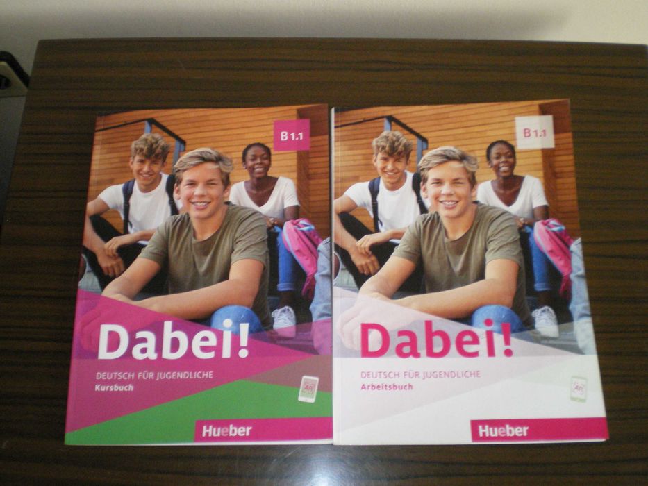 Учебници-немски DABEI на HUEBER Verlag А1.1, А1.2 ,А2.1, А2.2, В1.1.