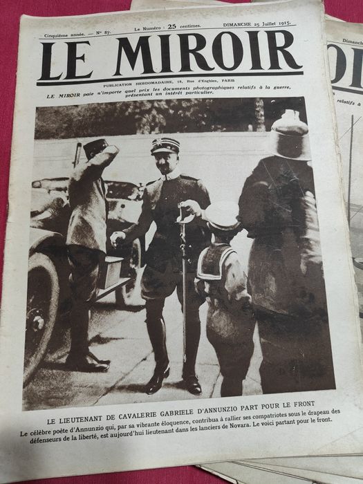Reviste Le Miroir . Al doilea război mondial