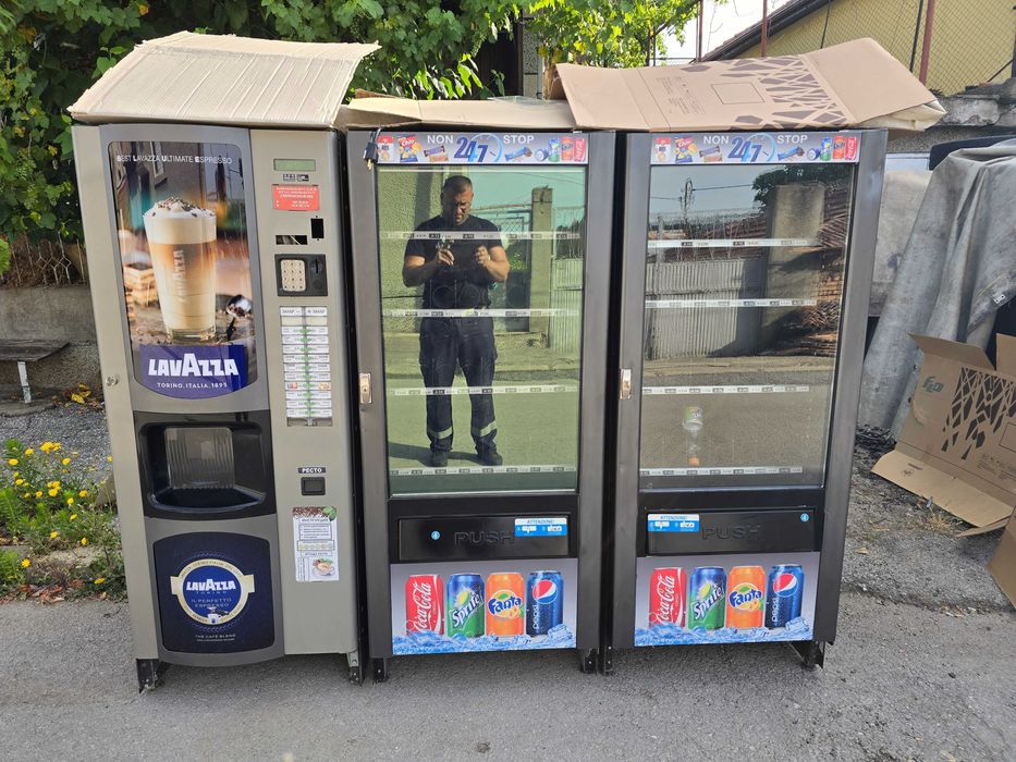 Кафе автомати- Вендинг-кафе машини-хладилен