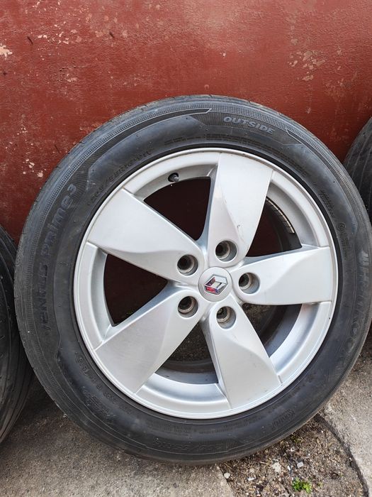 Jante aliaj originale Renault R16 5x114.3 + anvelope 205/55 R16