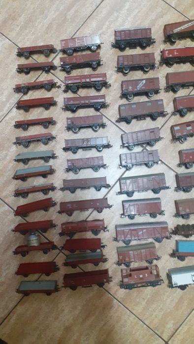 Vagoane marfa trenulet electric scara HO