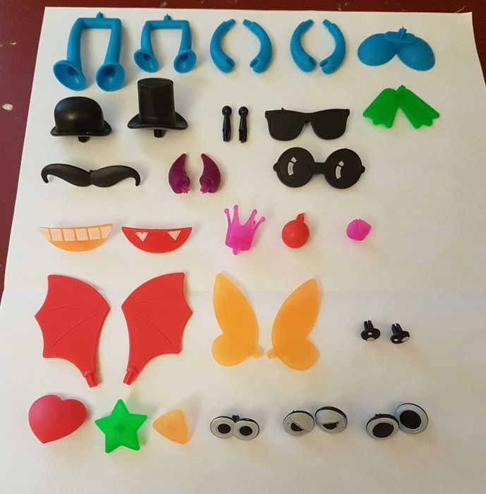 Конструктор-липучка + машинка Вспыш