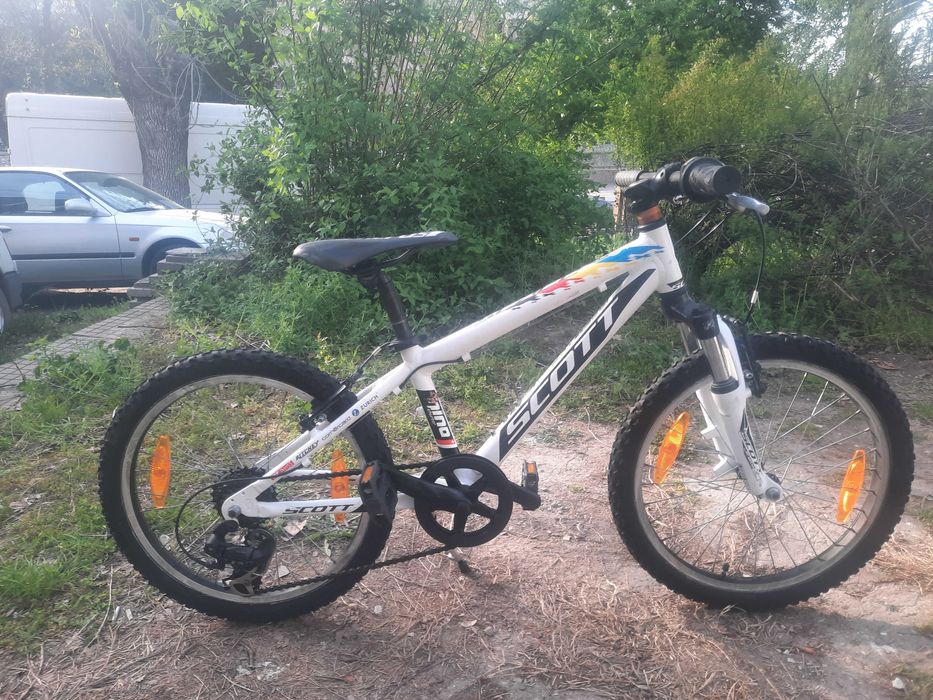 Детски велосипед Scott Scale Junior MTB White 20 цола